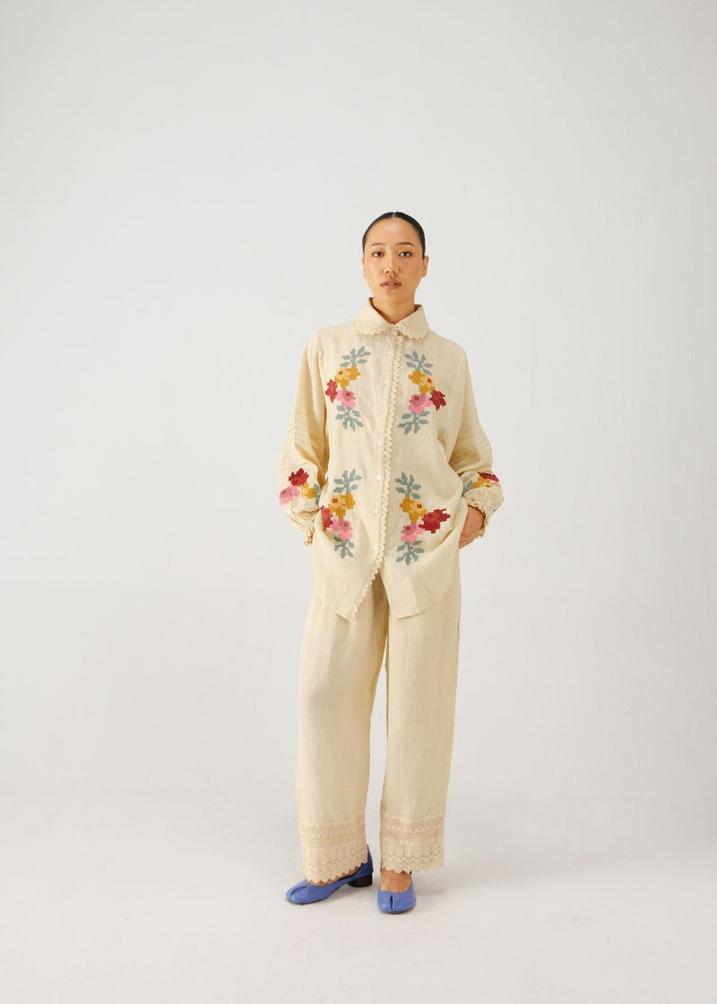 Moira set-Ivory pixel emb. by CORD for women Worldwide