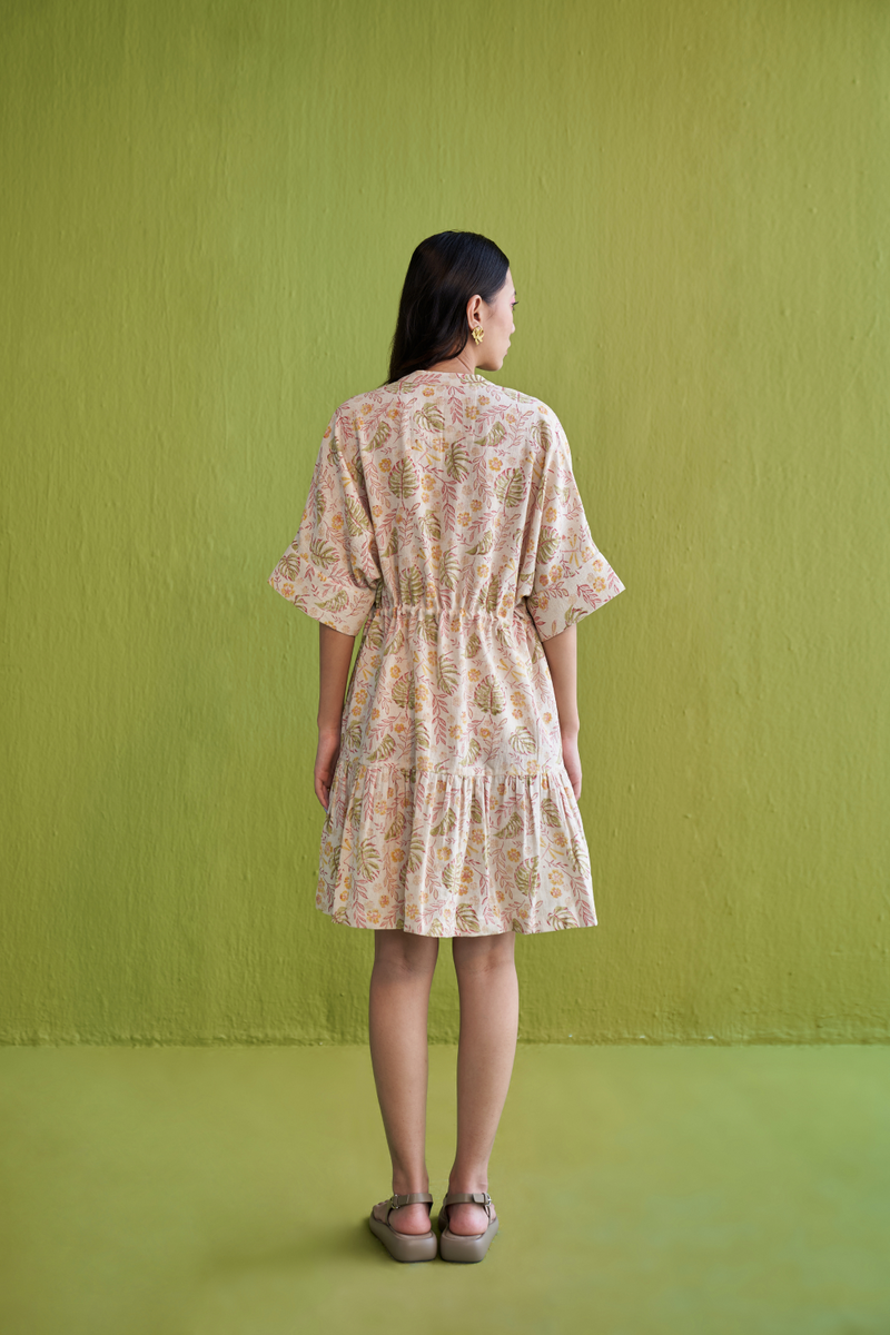 Monstera Bloom Kala Cotton Dress cotton by SUI for women Worldwide