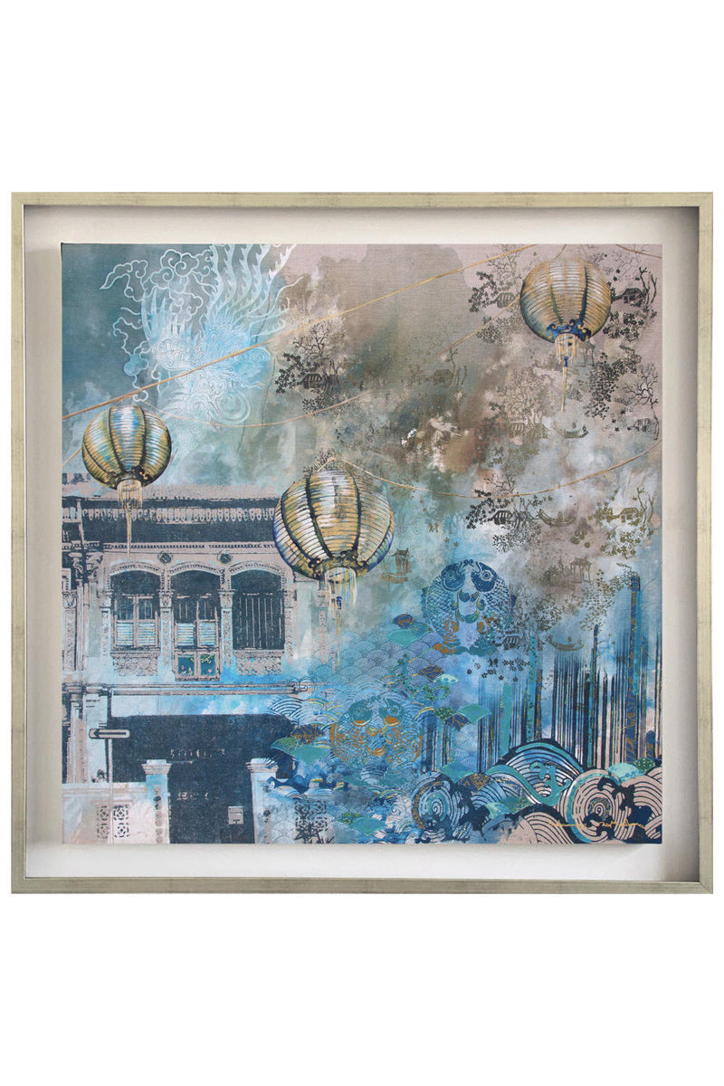 Moon River Canvas Print (94x94 cm)