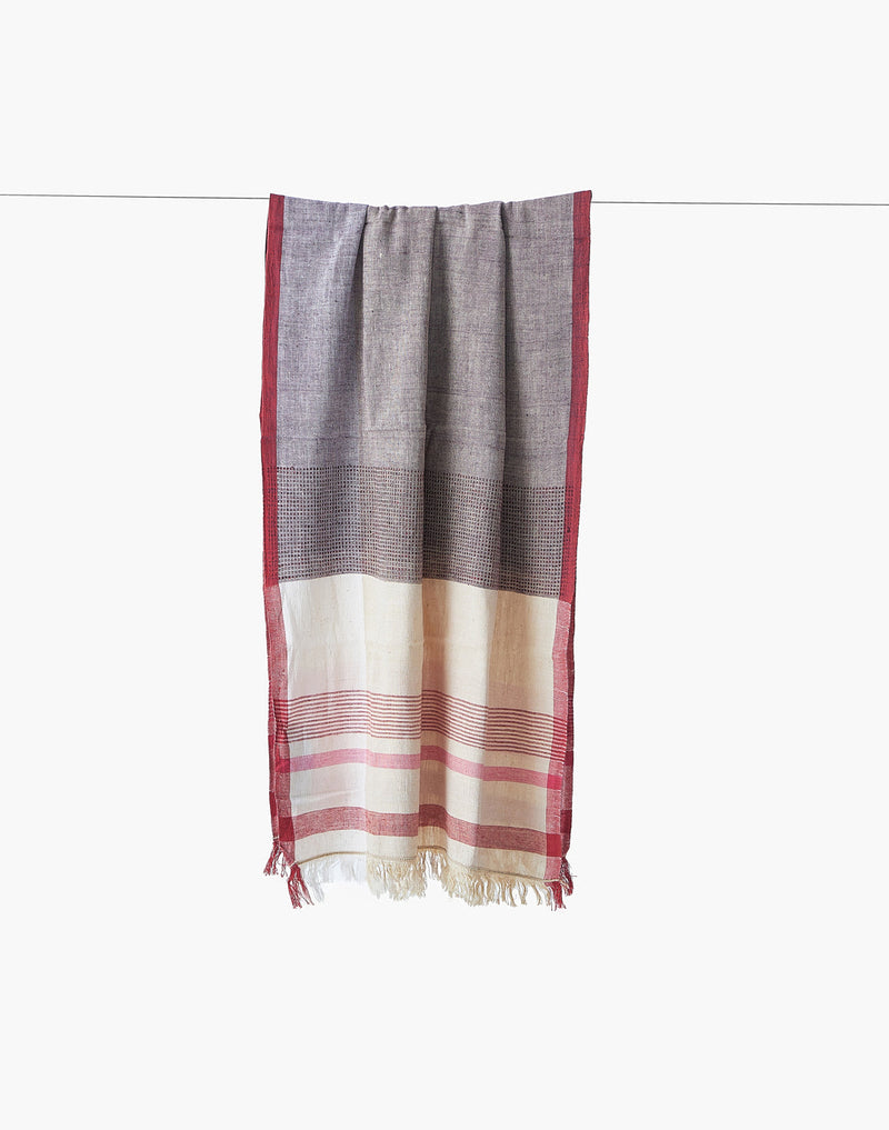 Moonlit Charm Stole cotton by World of Crow in multi color for women Worldwide