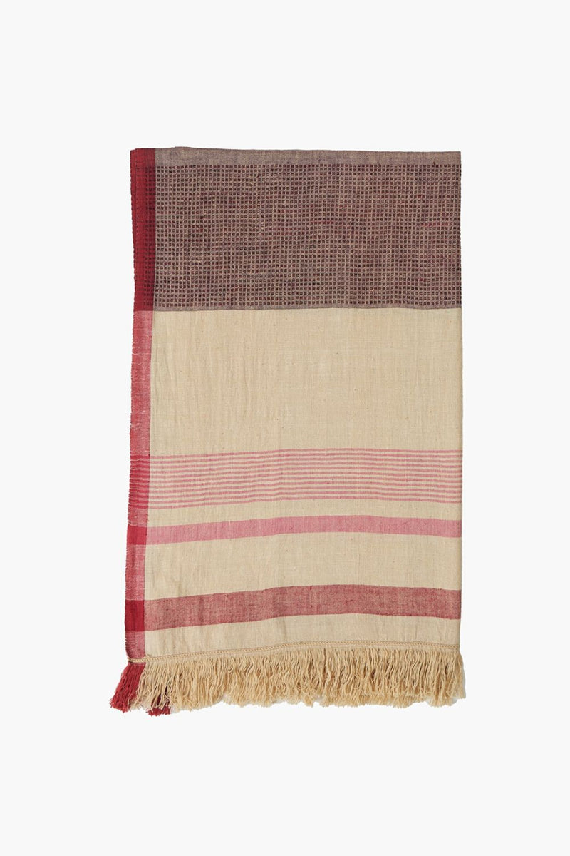 Moonlit Charm Stole cotton by World of Crow in multi color for women Worldwide