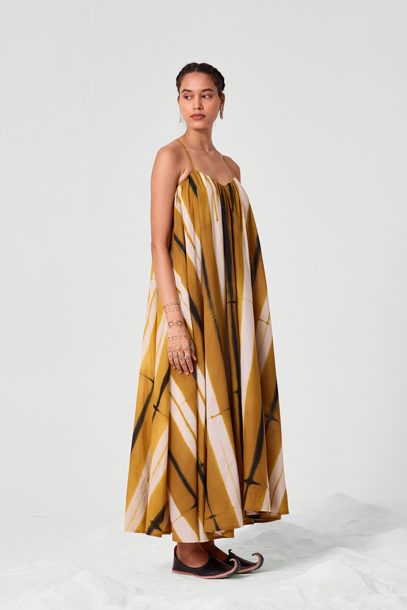 Mudra Hand Clamp Dye Dress