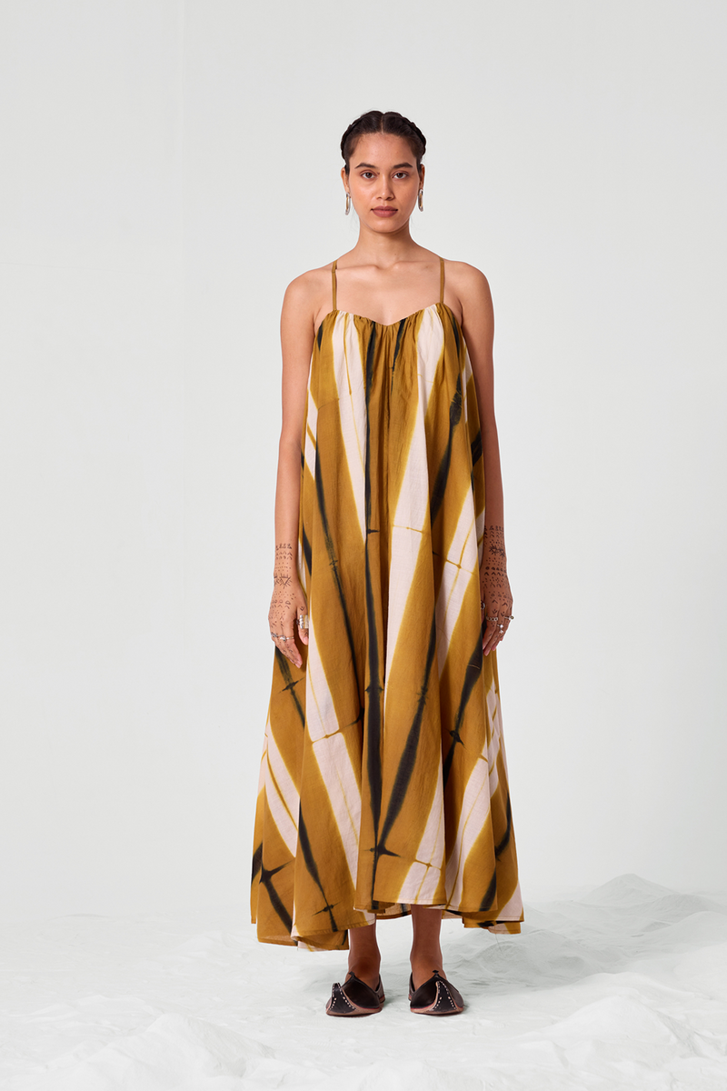 Mudra Hand Clamp Dye Dress