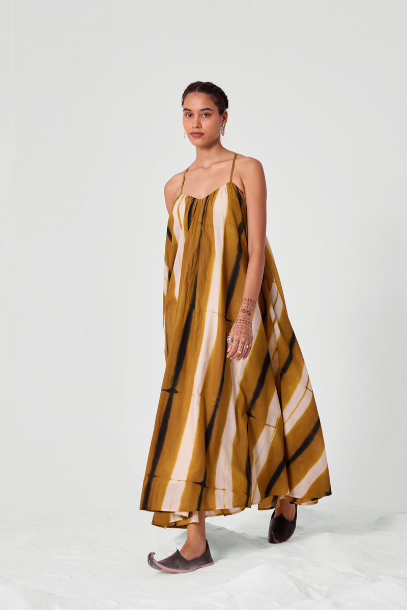 Mudra Hand Clamp Dye Dress
