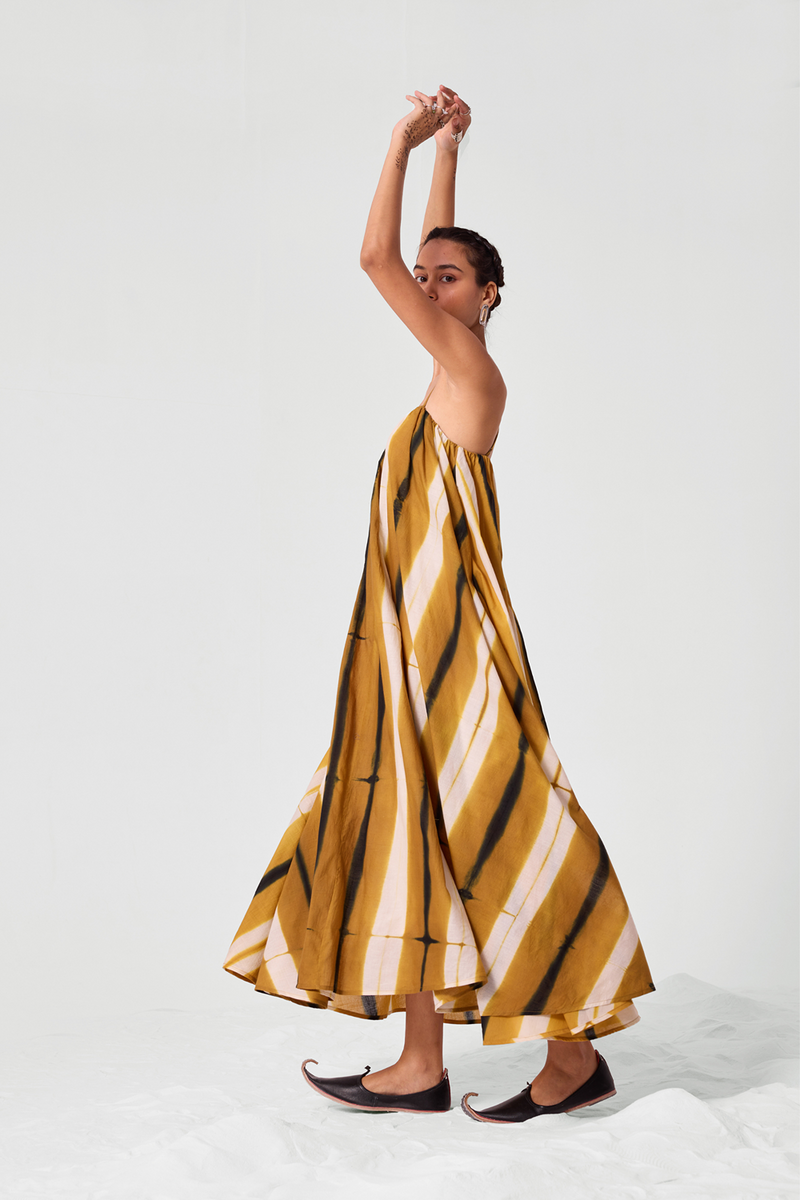 Mudra Hand Clamp Dye Dress