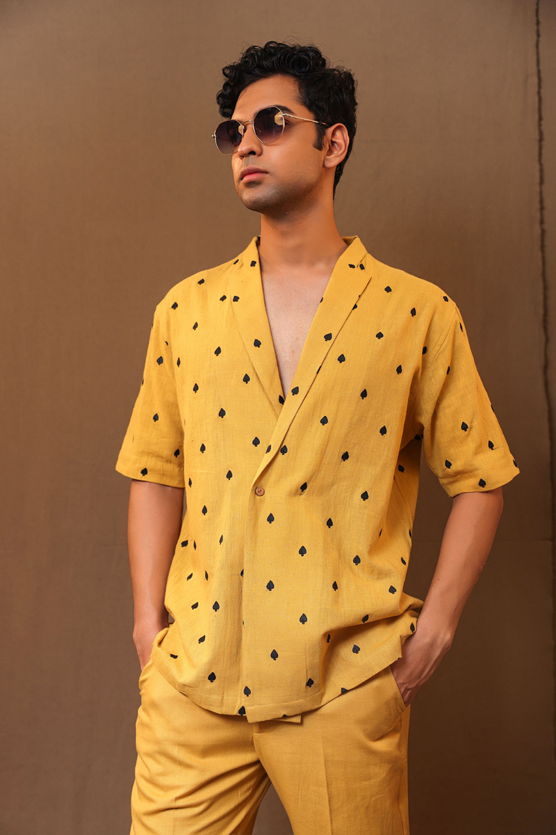 Mustard Straight Pants