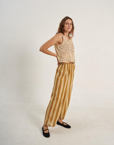 Mustard Zebra Stroll Pants