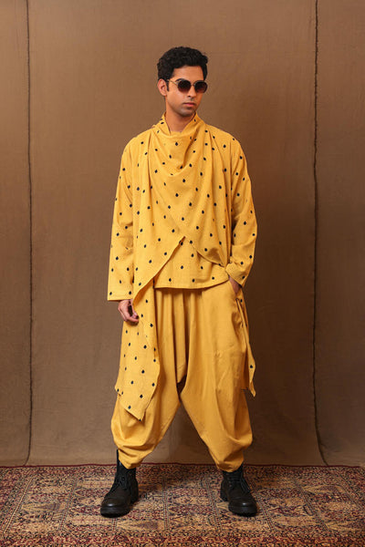 Mustard EMB Spade 3 Way Jacket