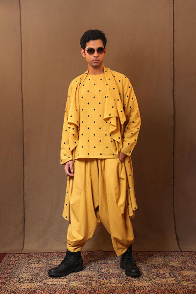 Mustard EMB Spade 3 Way Jacket