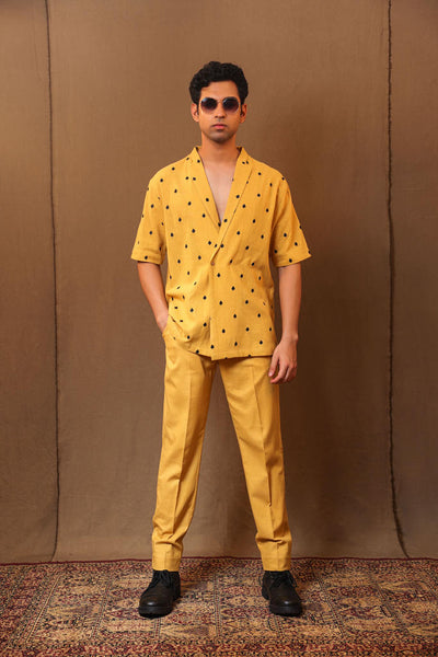 Mustard Straight Pants