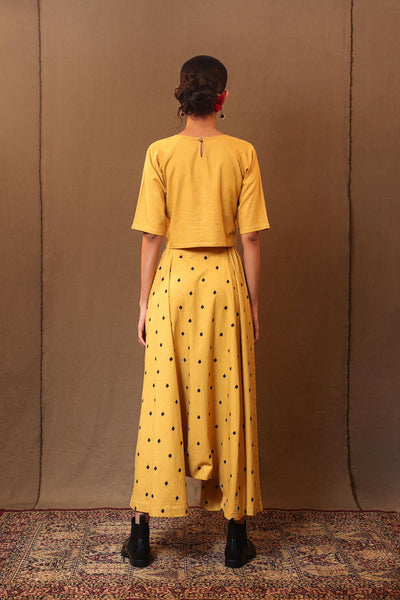 Mustard Spade EMB Harem Pants