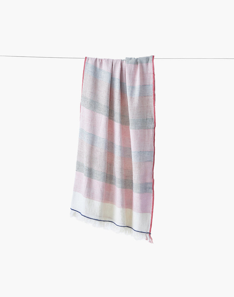 Muted Melody Stole cotton by World of Crow in multi color for women Worldwide