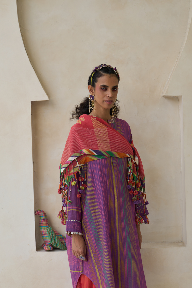 Nick Set cotton by SWATTI KAPOOR in multi color for women Worldwide