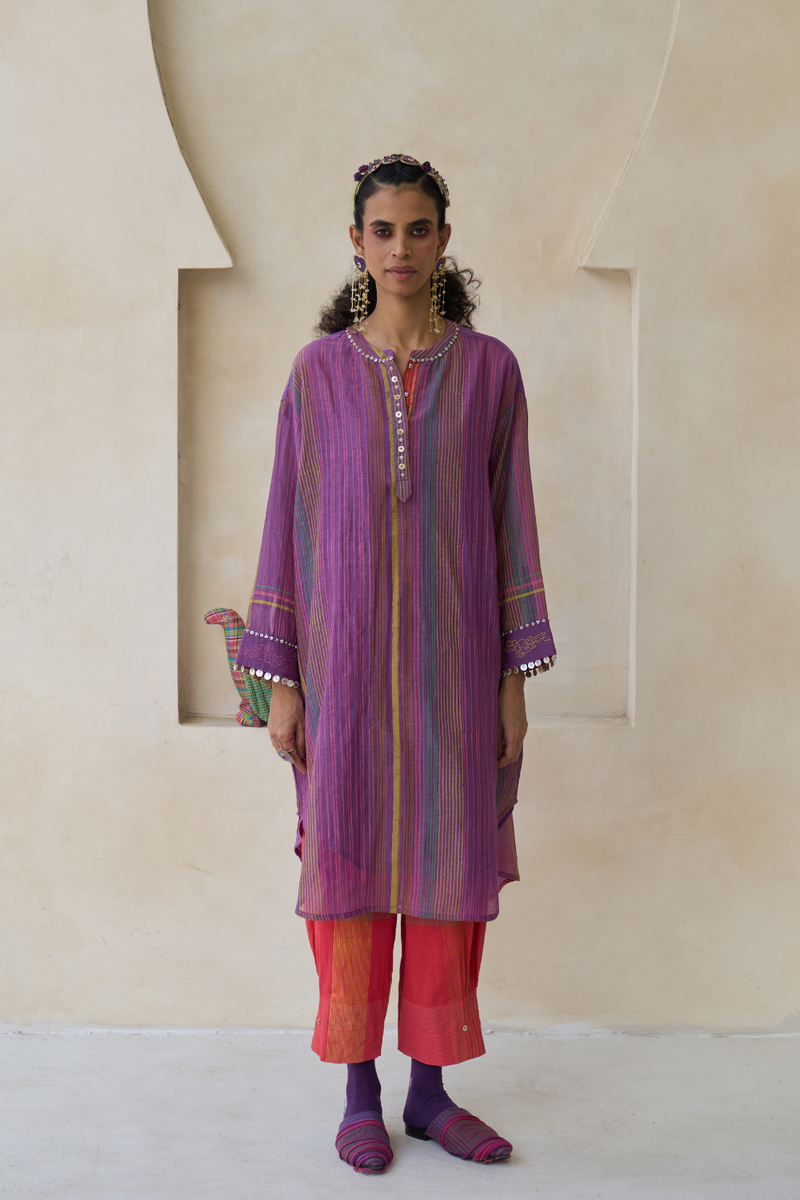 Nick Set cotton by SWATTI KAPOOR in multi color for women Worldwide