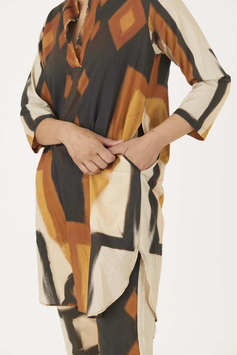NOOR SHORT KURTA SET Kurta Sets by Yam for women Worldwide