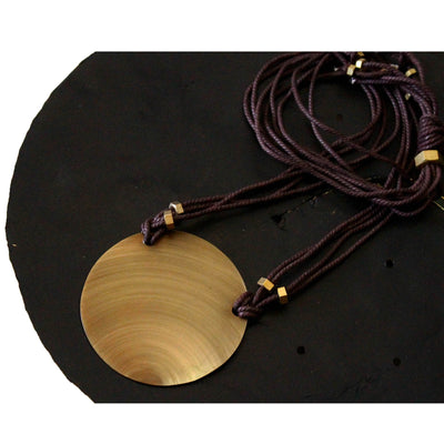 BRASS CIRCLE NECKPIECE