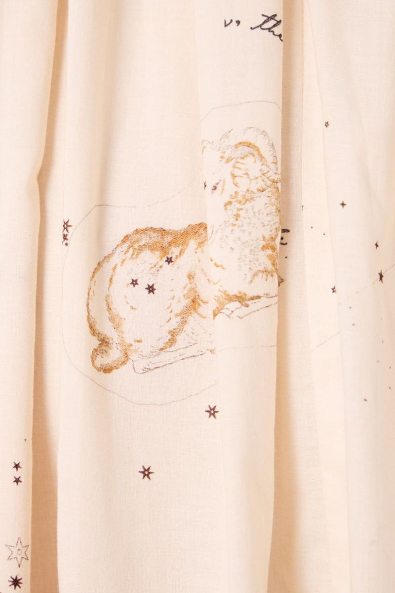Naiara Zodiac Print Cotton Maxi Dress cotton by The Summer House for women Worldwide