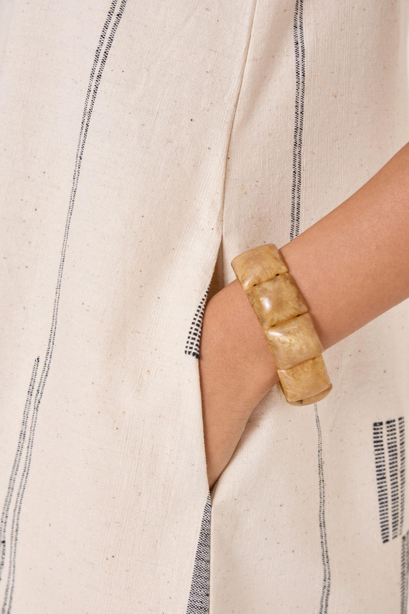 Nalaka Handwoven Cotton Shift Dress cotton by The Summer House for women Worldwide