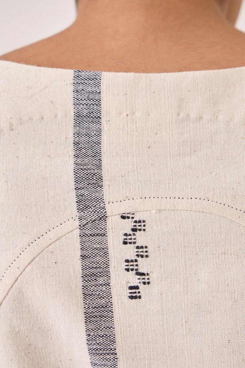 Nalaka Handwoven Cotton Shift Dress cotton by The Summer House for women Worldwide
