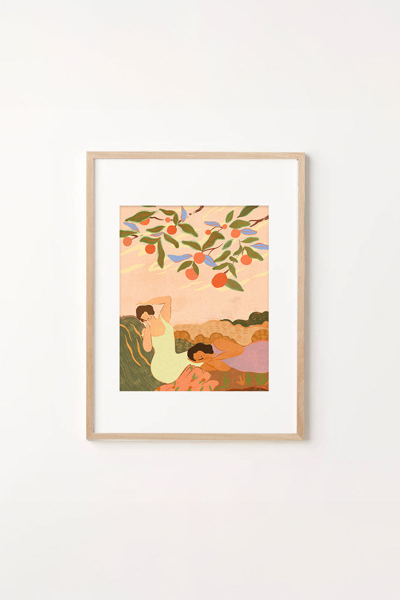 Mid Afternoon Nap Art Print