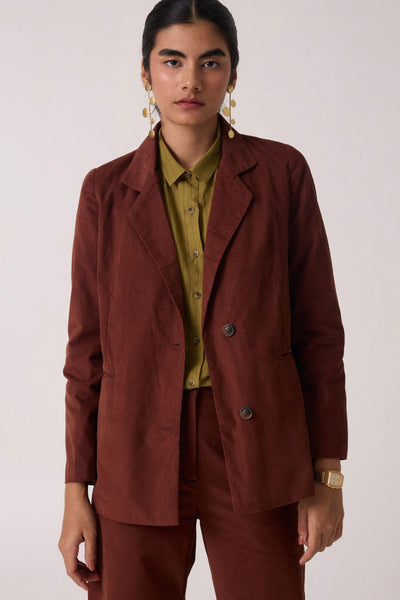 Nellie Brown Corduroy Jacket Set