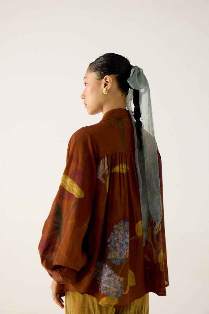 NICO SHIRT-FOLIAGE cotton by CORD in multi for women Worldwide