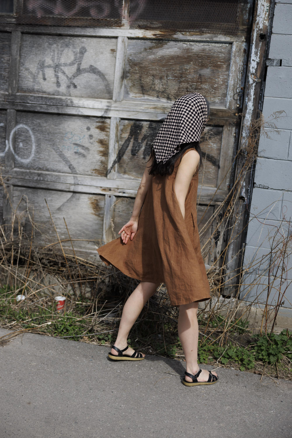 Noon day dress-Brown