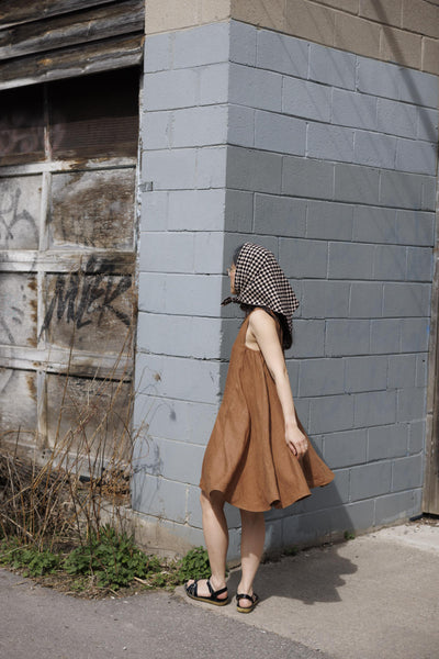 Noon day dress-Brown