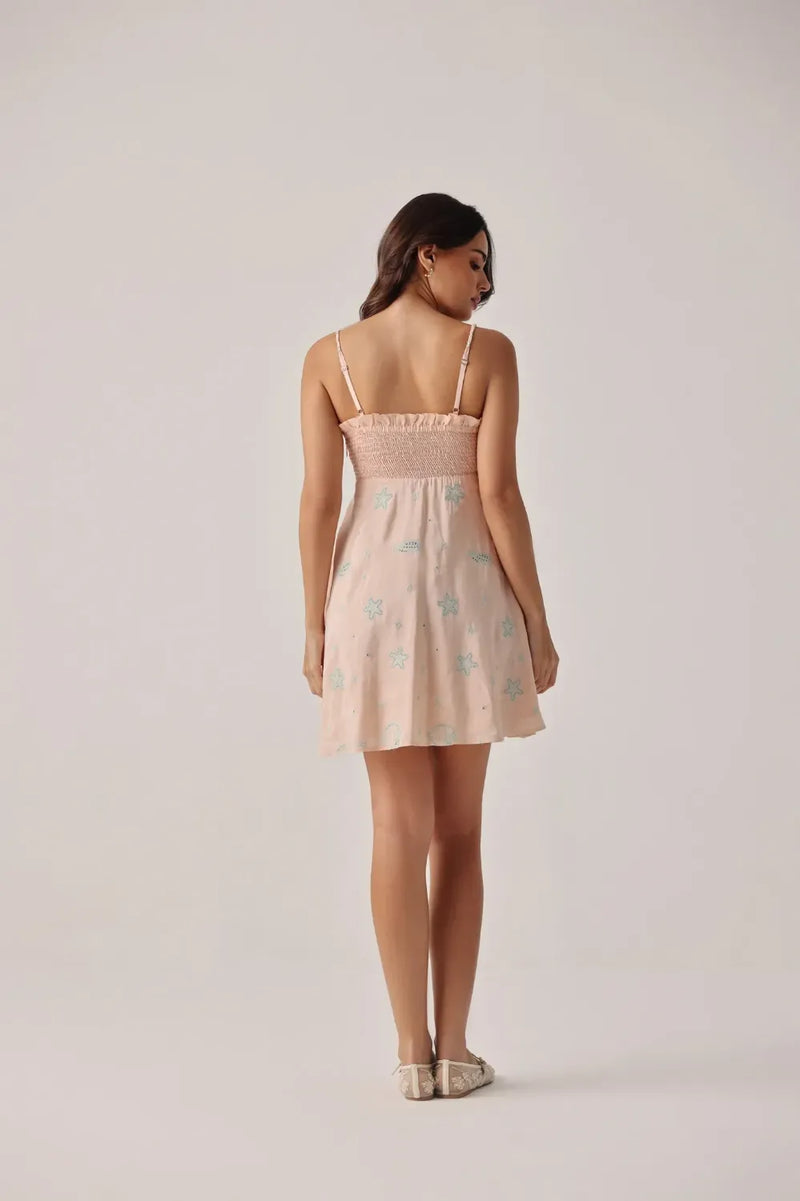 Nora Mini - Peach all linen by NOIB for women Worldwide
