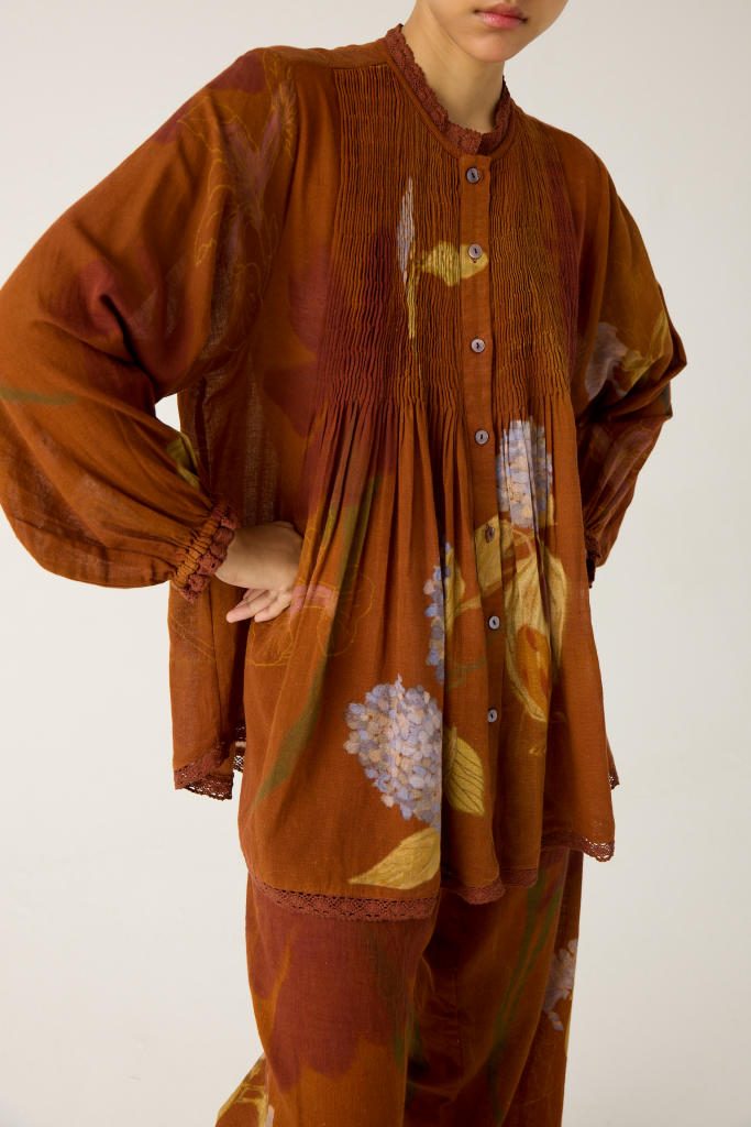 NOVA TOP-FOLIAGE cotton by CORD in multi for women Worldwide
