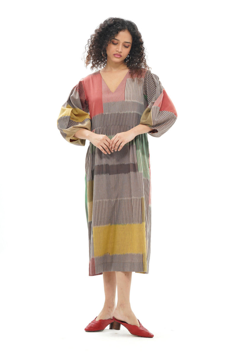 OCHA LANTERN SLEEVE MAXI