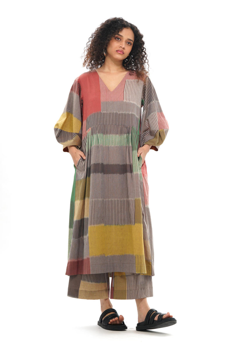OCHA LANTERN SLEEVE MAXI