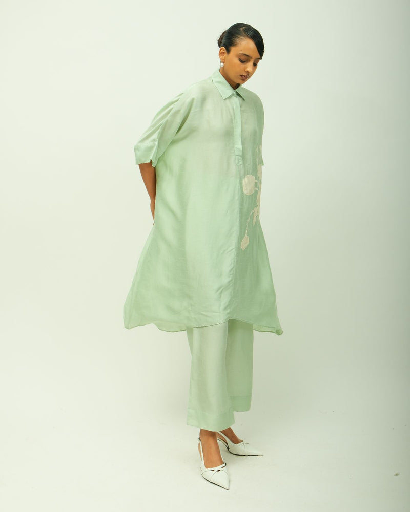 Teal BloomTunic