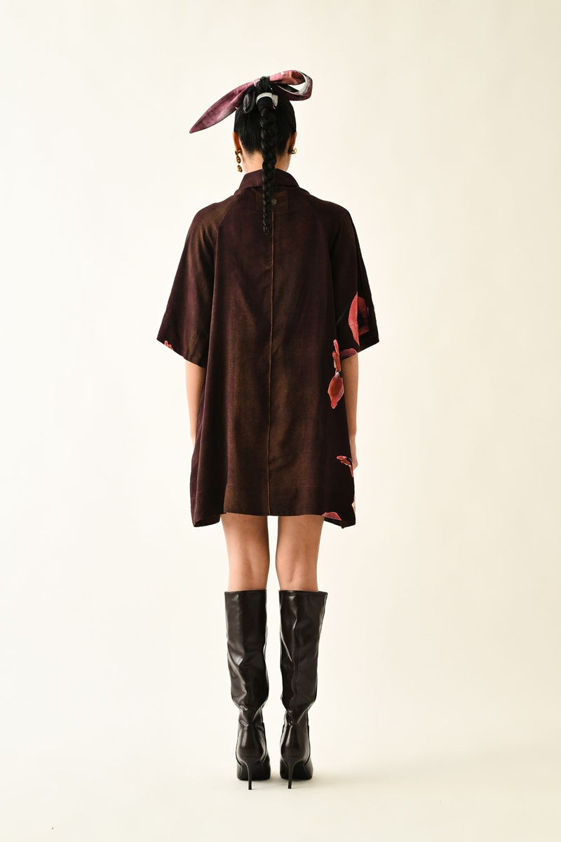 Earth Bloom Aline Short Dress