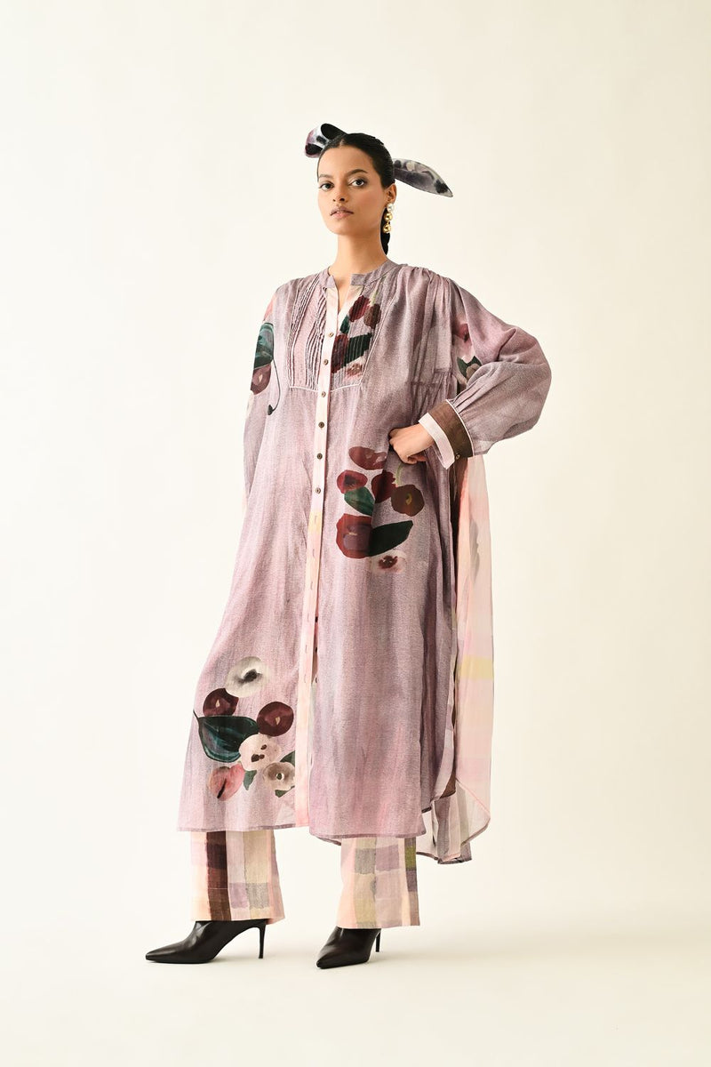 Dusk Pink Thistle Dress