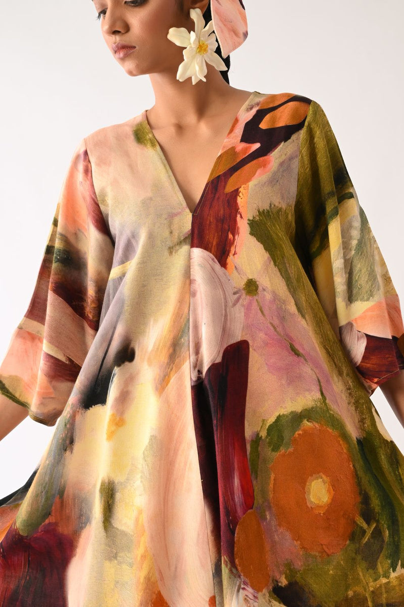 Pollen Mayflower Dress cotton dress by O'Frida in multicolour for women Worldwide