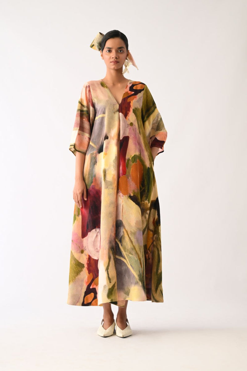 Pollen Mayflower Dress cotton dress by O'Frida in multicolour for women Worldwide