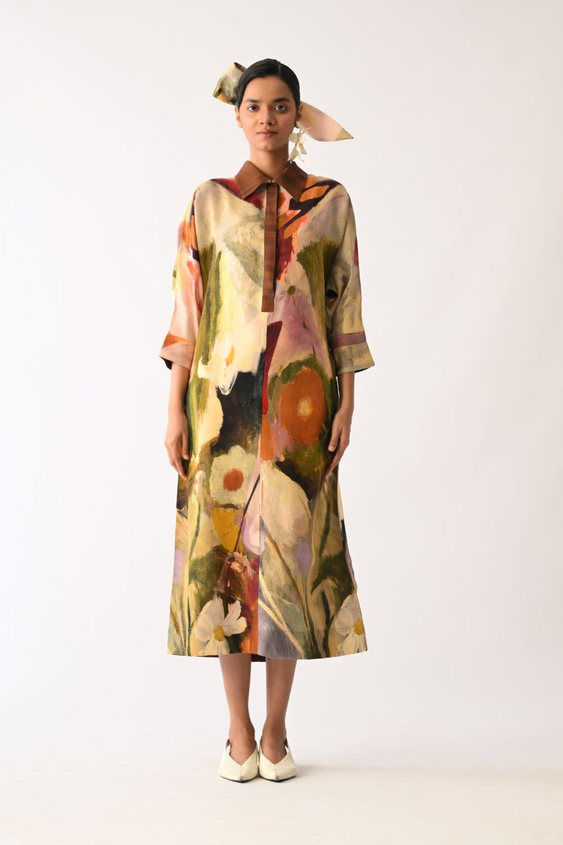 Pollen MH Dress cotton dress by O'Frida in multicolour for women Worldwide
