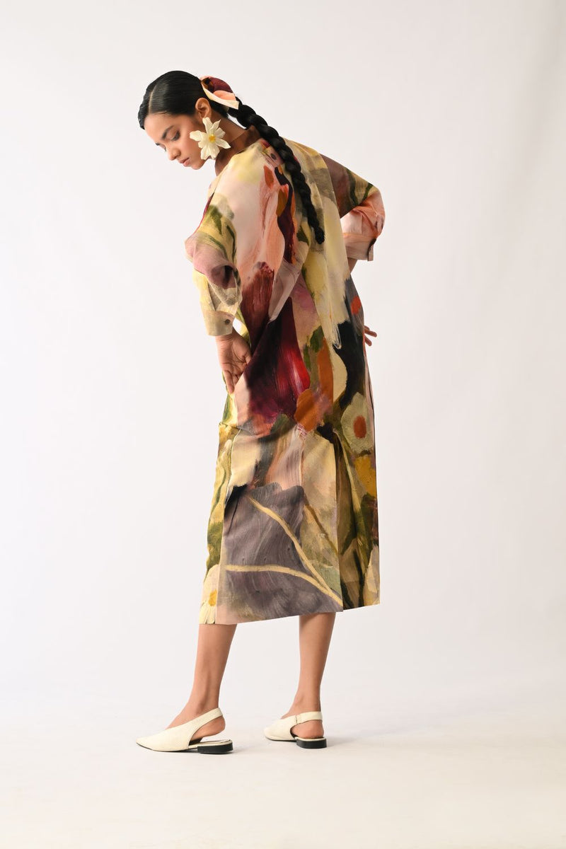 Pollen MH Dress cotton dress by O'Frida in multicolour for women Worldwide