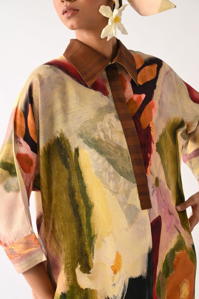 Pollen MH Dress cotton dress by O'Frida in multicolour for women Worldwide