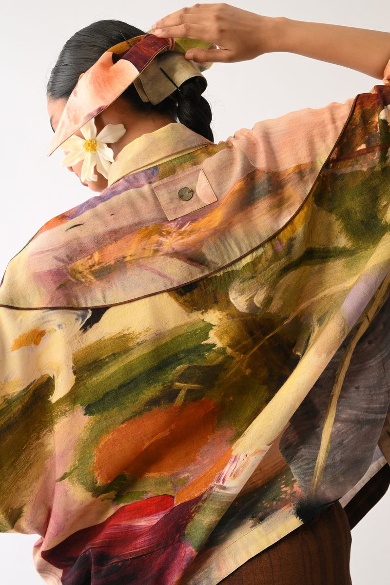 Pollen AE Shirt cotton top/shirt by O'Frida in multicolour for women Worldwide