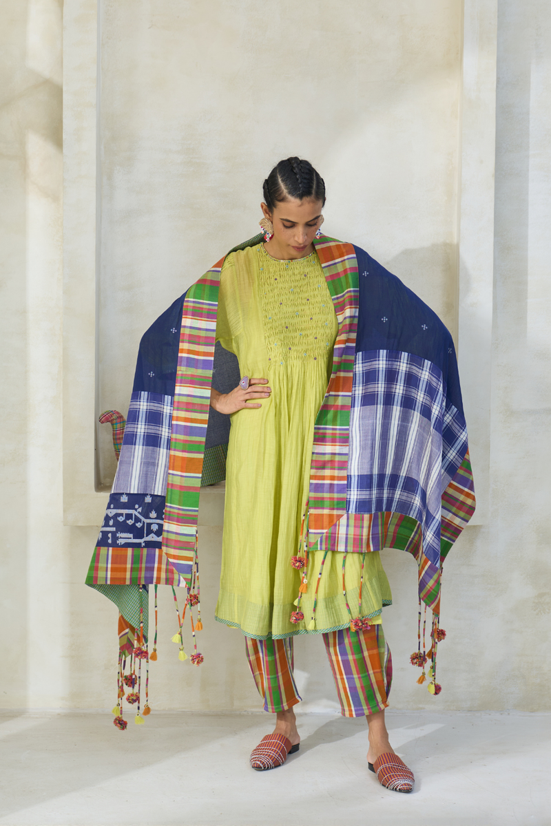 Ollie Set cotton by SWATTI KAPOOR in multi color for women Worldwide