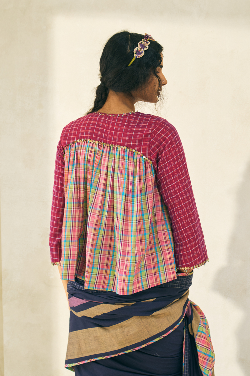 Oscar Top cotton by SWATTI KAPOOR for women Worldwide