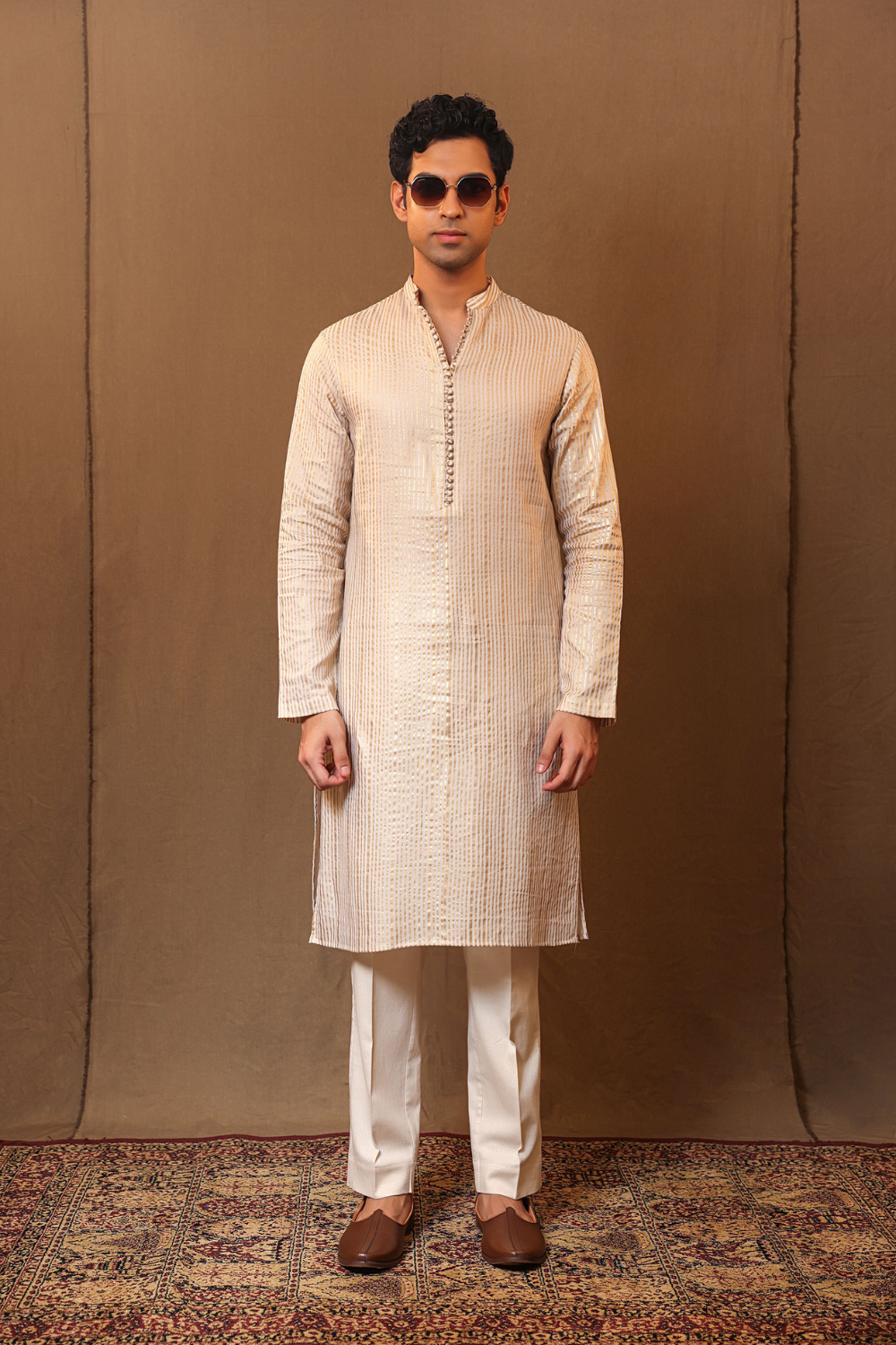 Off-White STR Buttoned Kurta