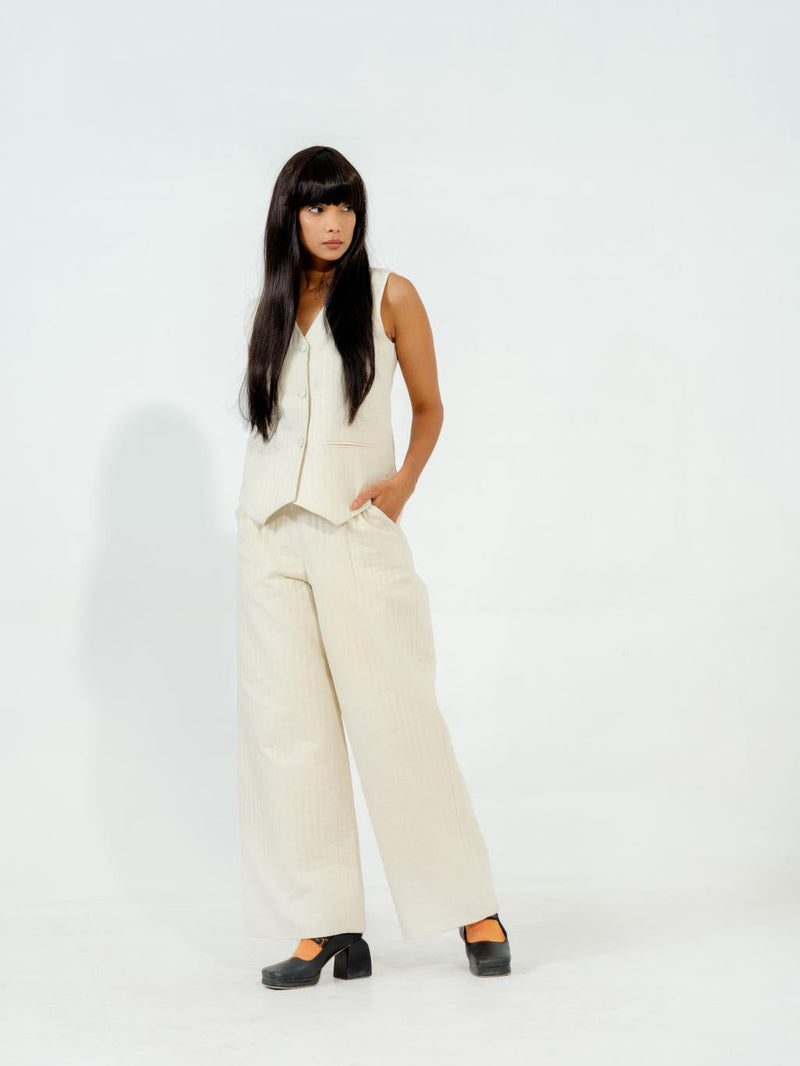 Oolong Waistcoat cotton matty jackets and overlays by Stoique in grey for women Worldwide