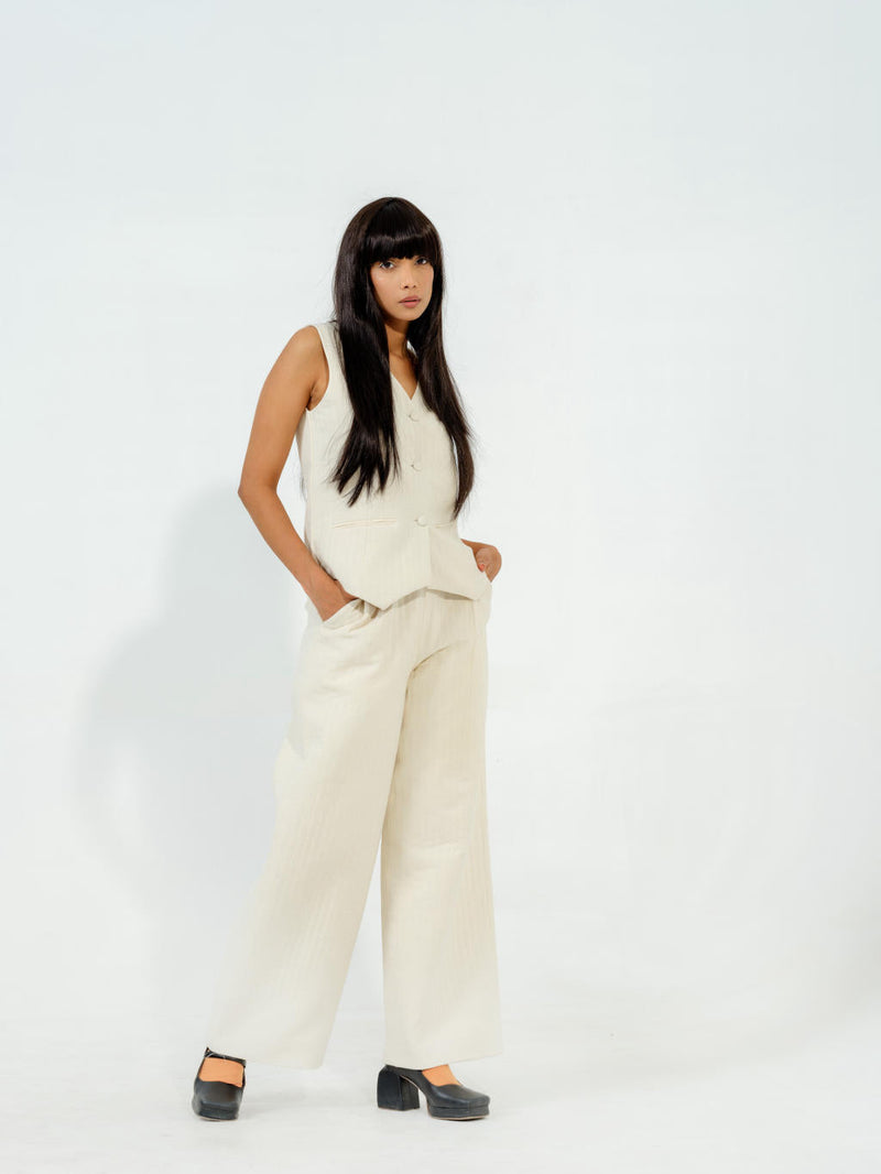 Oolong Waistcoat cotton matty jackets and overlays by Stoique in grey for women Worldwide