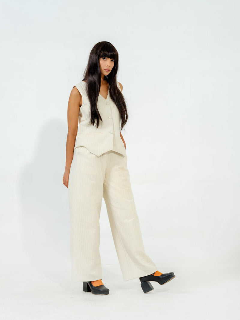 Oolong Waistcoat cotton matty jackets and overlays by Stoique in grey for women Worldwide