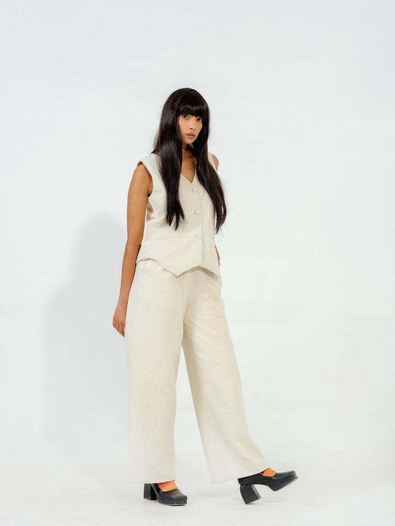 Oolong Waistcoat cotton matty jackets and overlays by Stoique in grey for women Worldwide