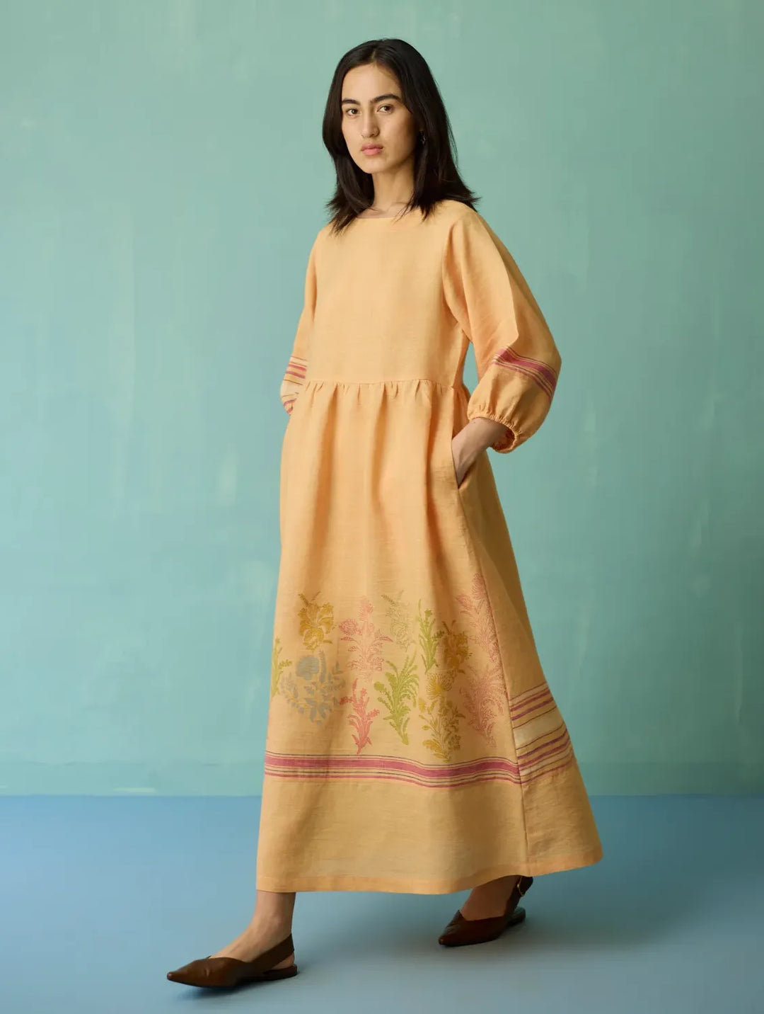 chiffon wedding dress a line Lace Half Sleeve Chiffon Wedding Dress A-Line Bateau Floor-Length, Ple