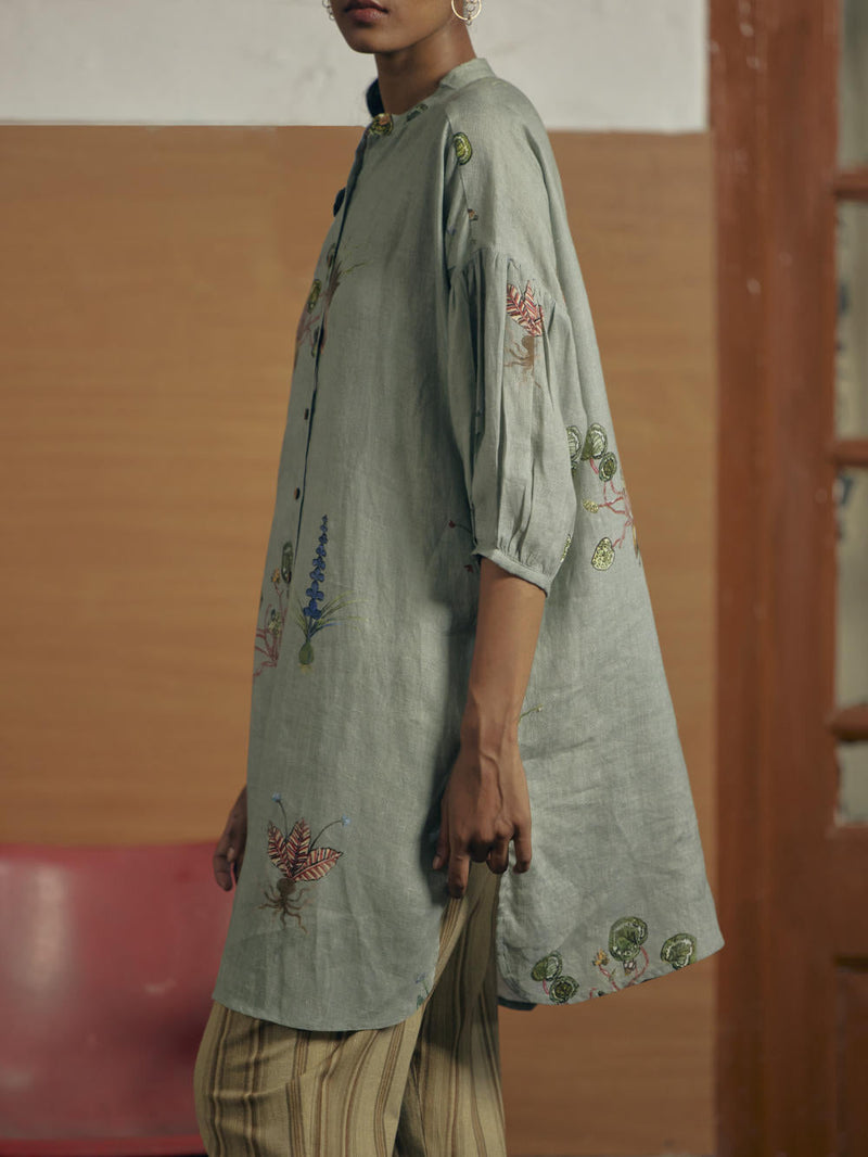 Oracle Tunic - Botanical Blue by CORD for Worldwide